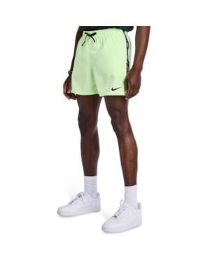 Nike Swim Logo Tape 5" Hombre Trajes De Baño - Verde