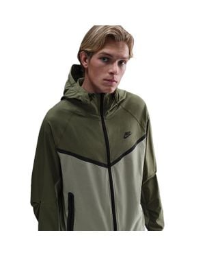 Nike Tech Woven Hoodies - Green
