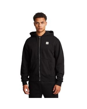 LCKR Embroidered Hooded Hoodies - Black