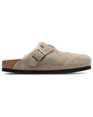 Birkenstock Boston Slippers En Sandalen - Bruin