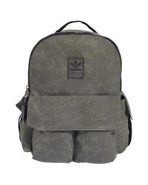adidas Washed Backpack Bags - Grey