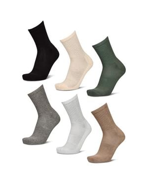 Foot Locker Crew 6 Pack Calcetines - Blanco