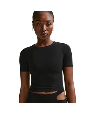 Nike Zenvy Dri-Fit Short-Sleeve Top T-Shirts - Black