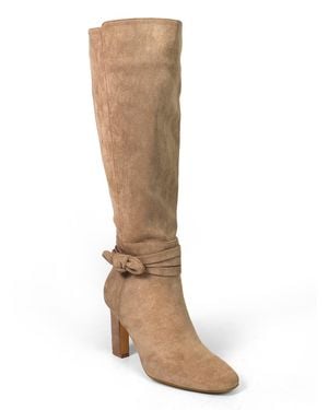 Frederick's of Hollywood Janeth Ankle Heel Boots - Brown