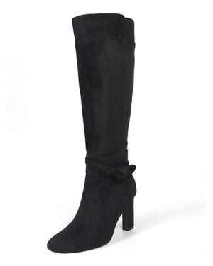 Frederick's of Hollywood Janeth Ankle Heel Boots - Black