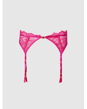 Frederick's of Hollywood Petra Satin Garter in Purple | Lyst Frederick's of Hollywood Petra Satin Garter in Purple | Lyst