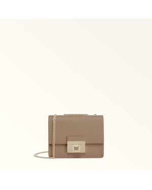 Furla Venere Crossbody Mini Taupe Andromeda Calf Leather - Natural
