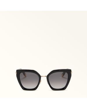 Furla Lunettes De Soleil Nero Métal + Métal Femme - Gris