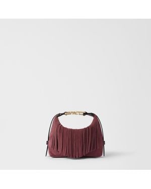 Furla Tonie Shoulder Bag Xl Toni Mogano - Red
