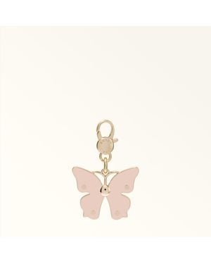 Furla Hashtag Charm Dusty Metal + Enamel - Natural