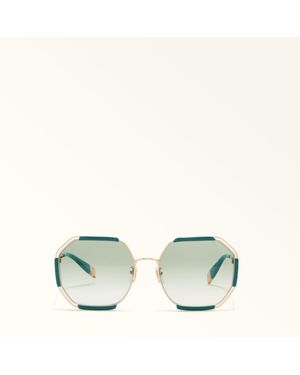 Furla Sunglasses Jasper Metal + Acetate - Green
