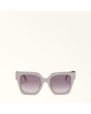 Furla Lunettes De Soleil Avena Acétate Femme - Gris