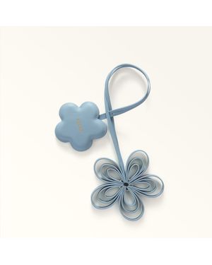 Furla Allegra Charm Carta Da Zucchero Sidney-Kalbsleder Damen - Blau