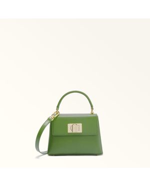 Furla 1927 Borsa A Mano Ivy Pelle Stampata Donna - Verde