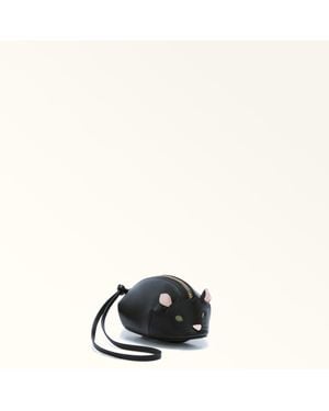 Furla Allegra Coin Case S Toni Nero Sidney Calf Leather - Black