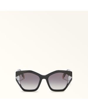 Furla Sunglasses Nero Acetate Colourblock - Grey