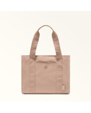 Furla Duna Tote-Bag Anemone Canvasstoff Damen - Natur
