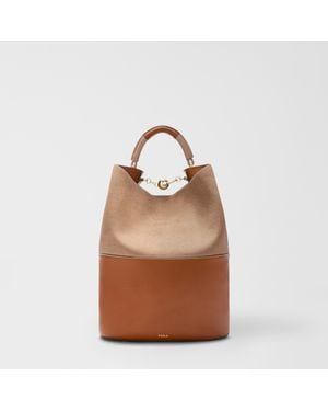 Furla Sfera Borsa A Secchiello Cognac - Marrone