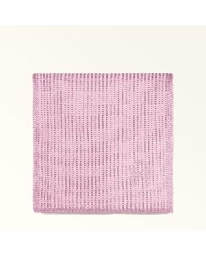 Furla Delizia Scarf Sakura Lurex Wool Blend + Strass - Pink