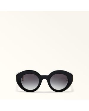 Furla Sonnenbrille Nero Acetat Damen - Schwarz