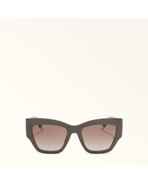 Furla Sunglasses Lunettes De Soleil Oliva Injecté Femme - Gris