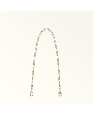 Furla Sfera Schulterriemen Metall Damen - Natur