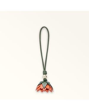 Furla Allegra Charm Toni Paprika Pelle Di Vitello A Blocchi Di Colore Sydney Donna - Neutro