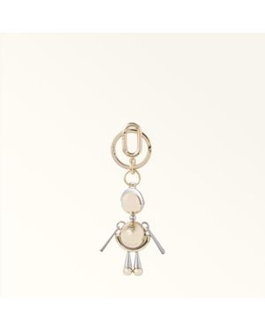 Furla Sfera Portachiavi Metallo Donna - Metallizzato