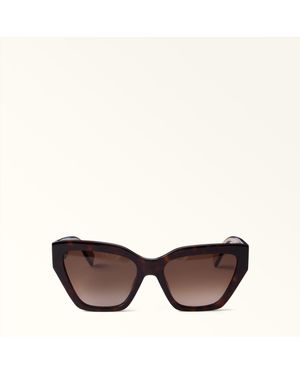 Furla Sunglasses Havana Acetate - Brown
