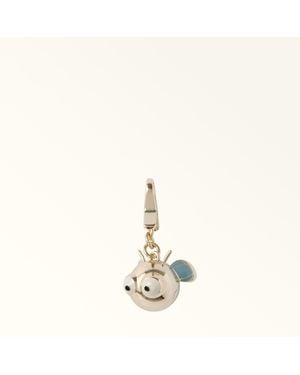 Furla Hashtag Charm Toni Cirro Metal + Enamel - Natural