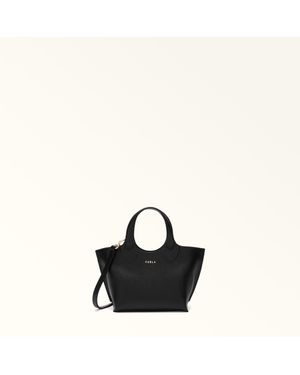 Furla Thelma Borsa Shopping Pelle Di Vitello Andromeda Donna - Nero