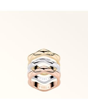 Furla Mionido Anello Metallo Donna - Metallizzato