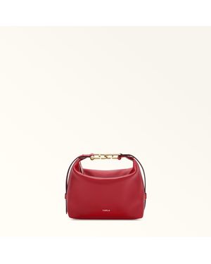 Furla Tonie Shoulder Bag M1 Ares Soft Textured Leather