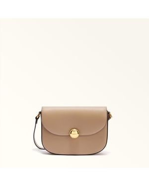 Furla Moonlight Crossbody Toffee Night Calf Leather - Natural