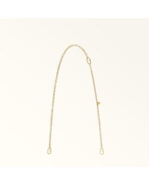 Furla Link Schulterriemen Color Light Metall Damen - Natur