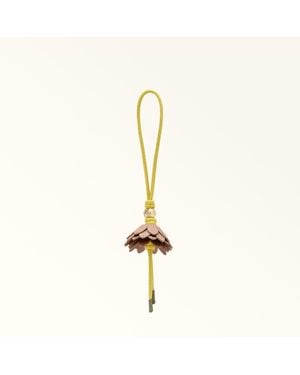 Furla Allegra Charm Toni Anemone Colourblock Sydney Calf Leather - Metallic
