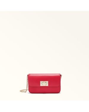 Furla 1927 Mini Bag Ruby Textured Leather