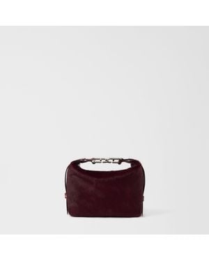 Furla Tonie Borsa A Spalla Ciliegia D Pelle Di Vitello Effetto Cavallino Donna - Viola