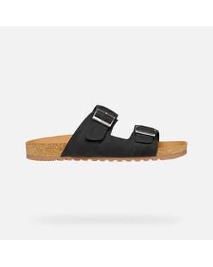 Geox Scarpe Climasandal Cork Uomo - Nero