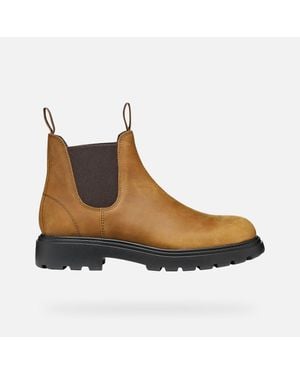 Geox Spherica Ec7 B Ochre/Chocolate - Brown