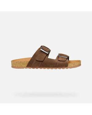 Geox Scarpe Climasandal Cork Uomo - Marrone