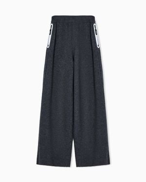 Giorgio Armani Neve Wide Pants - Blue