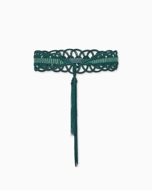 Giorgio Armani Passementerie Belt - Green