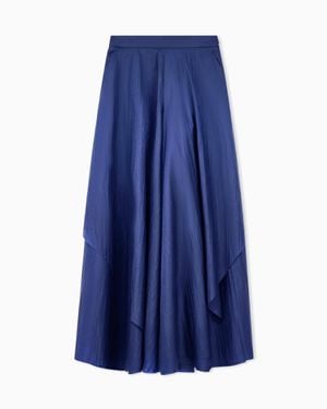 Giorgio Armani Trouser Skirt Multilayer Regular Fit - Blue