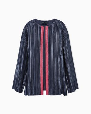 Giorgio Armani Single-Breasted Jacket - Blue