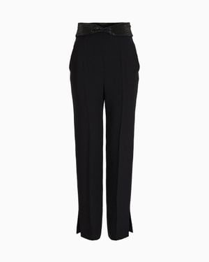 Giorgio Armani Straight Pants - Black