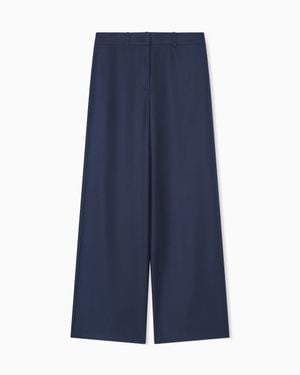 Giorgio Armani Wide-Leg Pants - Blue