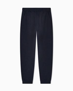 Giorgio Armani Modal-Blend Double-Jersey Sweatpants - Blue