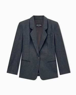 Giorgio Armani Blazer New Normal Regular Fit - Blue