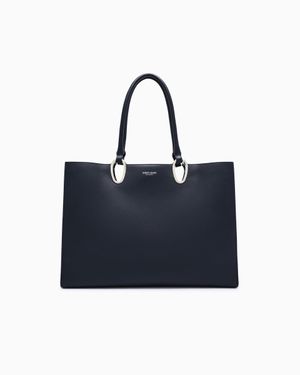 Giorgio Armani Medium Shopper Bag - Blue